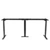 VEVOR Standing Desk Frame Triple Motor, Electric 3 Leg Corner Table Legs, Adjustable Height 60-125 Cm