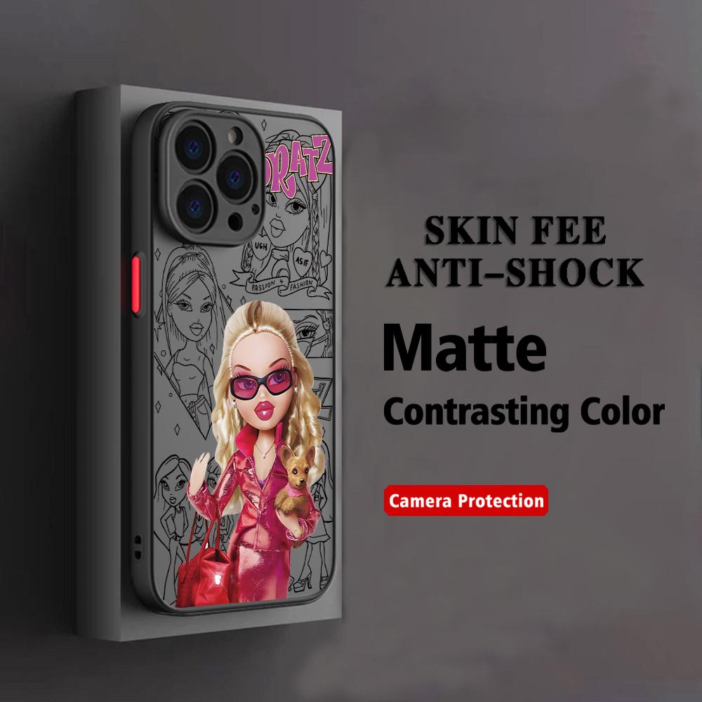 HOT Cute Girl B-Bratz Phone Case For iPhone 17 16e 16 15 14 13 12 11 Mini Pro Air Max X XR XSMax 7 8 6 Plus Matte Clear Cover