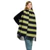 High Quality Wool Blend Striped Scarf Women Fall Winter New Thick Warm Muffler Female Simple Versatile Fashion Fringed Shawl