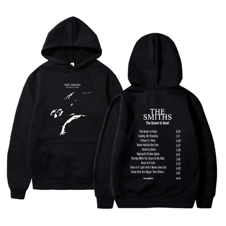 The Smiths The Queen Is Dead British Rock Band Men’s Sport Hoodie Hip-hop Street Classic Pop Harajuku Y2K Long-sleeve Sweatshirt