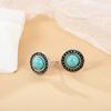 New Personalized European And American Earrings Retro Bohemian Style Turquoise Earrings Factory Direct Sales