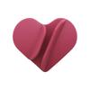 Heart-Shaped Silicone Lipstick & Phone Holder - Trendy and Versatile