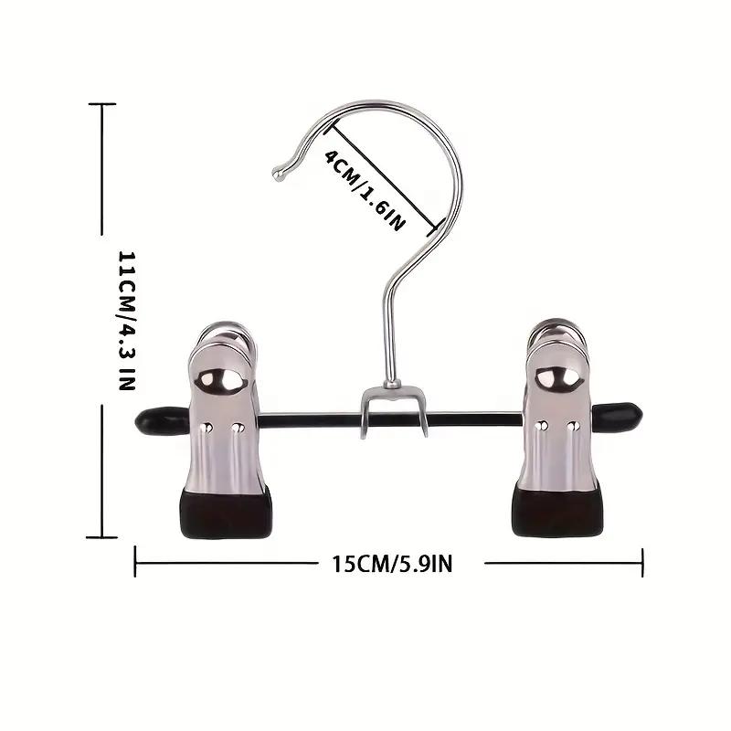 5/10 STÜCKE Multifunktionale Wäscheklammer Kleiderbügel Kleiderhaken Schnalle Metall Edelstahl Hut Rock Hose Clip Kleidung Kleiderschrank Aufbewahrung