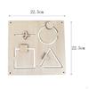 Activity Board for Preschool Learning, Wooden Skill Development Toys Kids Aged 2-3