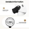22L Aluminum Alloy Pressure Canner and Cooker 90Kpa Pressure Canner Built-in Pressure Gauge,Large Capacity, Explosion-proof