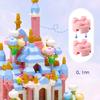 Creative Fairy Tale Build Brick Micro Diamond Block World Famous City Fairyland Mini Princess Castle Nanobricks Educational Toys