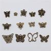 20pcs Vintage Bronze Color Butterfly Charms Pendants DIY Crafts Making Findings Handmade Tibetan Jewelry