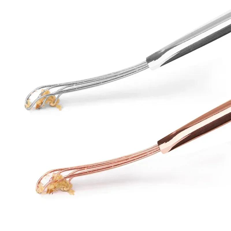 1PCS Ear Wax Pickers Stainless Steel Ear Picks Wax Removal Curette Remover Cleaner Ear Care Tool Ear Pick Beauty Tools