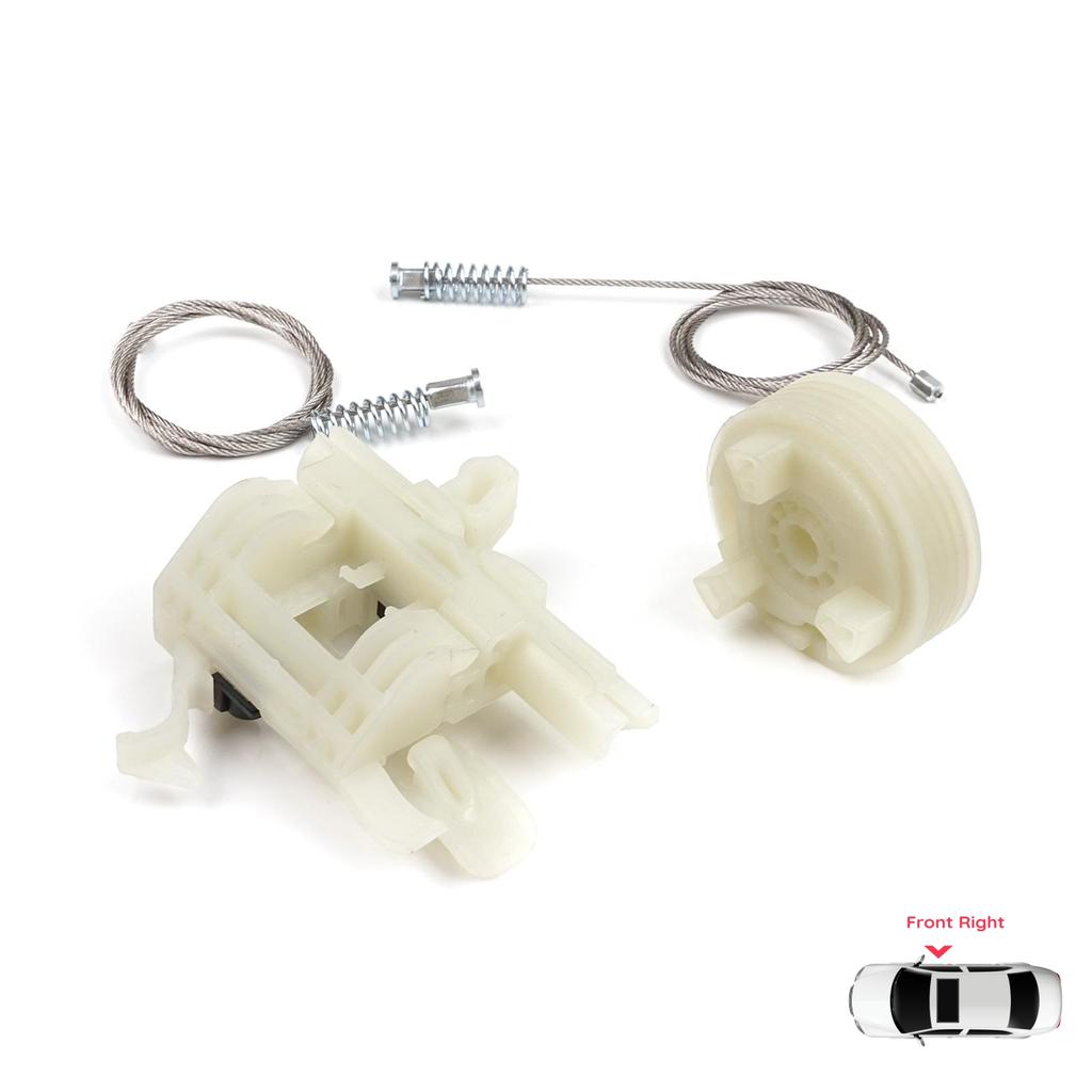 EWR5232 Fensterheber Reparatursatz Vorne Rechts für Fiat 500 2007-On 2/3 Tür Schrägheck Cabrio 68070267AD