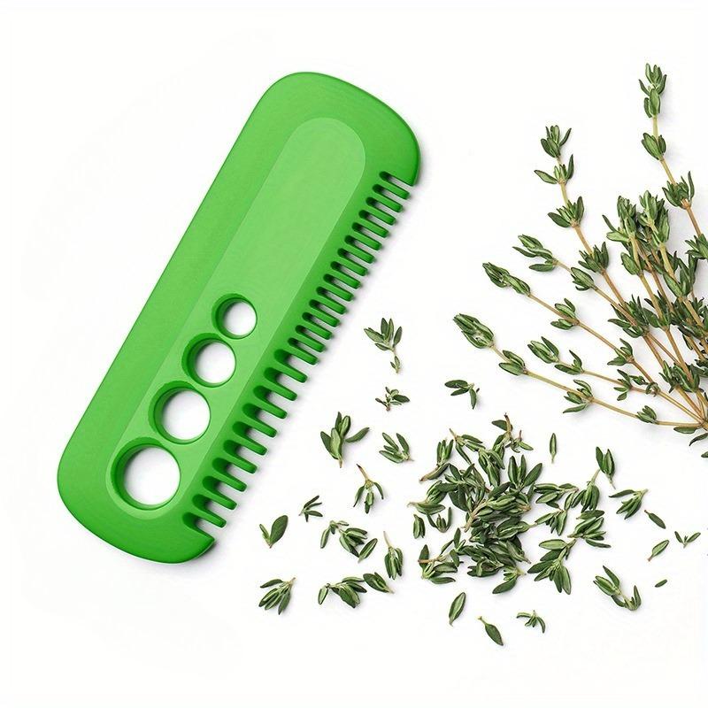 

1PC Easy-to-Hold Herbal Peeling Tool - Durable ABS Kitchen Gadget with 4-Hole Design