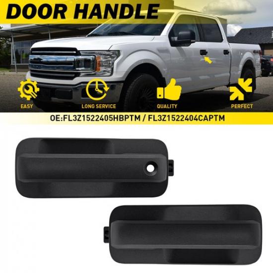 Exterior Outside Door Handle Front Rear Left Right for 2015- Ford F-150 XLT