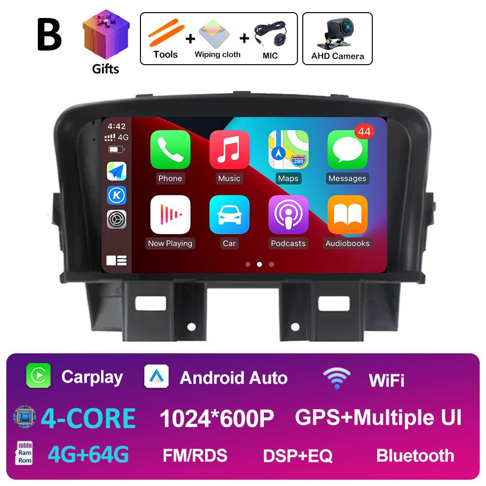 For Chevrolet Cruze 2008 2009 2010 2011 2012 2013 2014 DSP Stereo Car Multimedia Video Radio Player Android Auto WIFI Head Unit