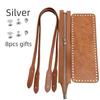 Kit para Hacer Bolsos de Cuero DIY Set de Tejer Bolsos de Cuero PU Correa de Hombro, Almohadilla Moldeadora para la Base del Bolso