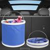 9/13L Car Folding Bucket Oxford Cloth Car Washing Buckets Portable Folding Bucket Multifunctional Waterproof