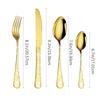 Halloween Gifts Trendy Skull Stainless Steel Tableware Set Fork and Spoon 4-piece Set Portable Kitchen Forks And
