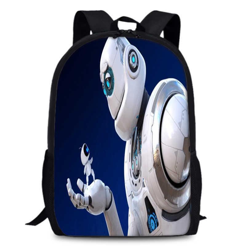 Astro Bot 15 Inch Large Capacity School Backpack Stylish Oxford Cloth Design For Kids