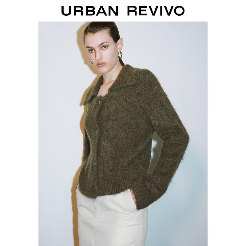 UR Women's Peter Pan Collar Knit Cardigan