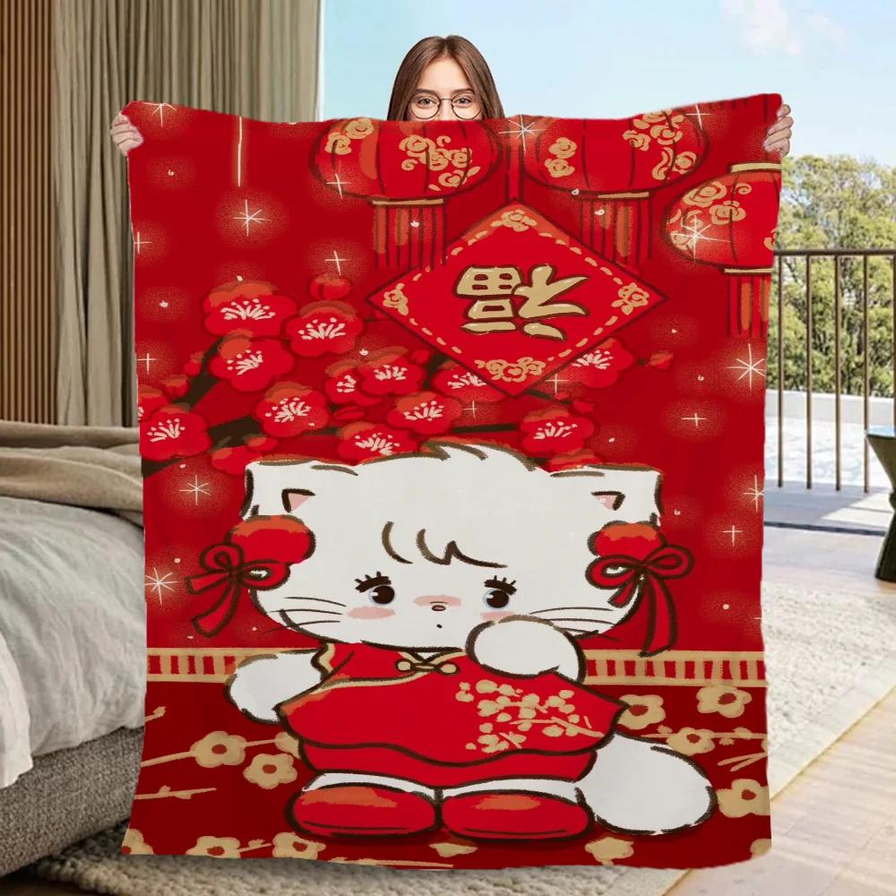 Designer Throw Blanket Sofa M-mikkoS Home Interior Fluffy Plaid Bed Blankets & Throws Warm Blankets for Cold Microfiber Bedding