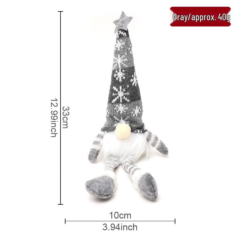 

Светящаяся рождественская кукла-гном Цяодин с подсветкой на шляпе