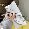 Trendige Schlankheitsbrille mit großem Rahmen - Damen Anti-Blaulicht & Rezeptfertig für Studenten