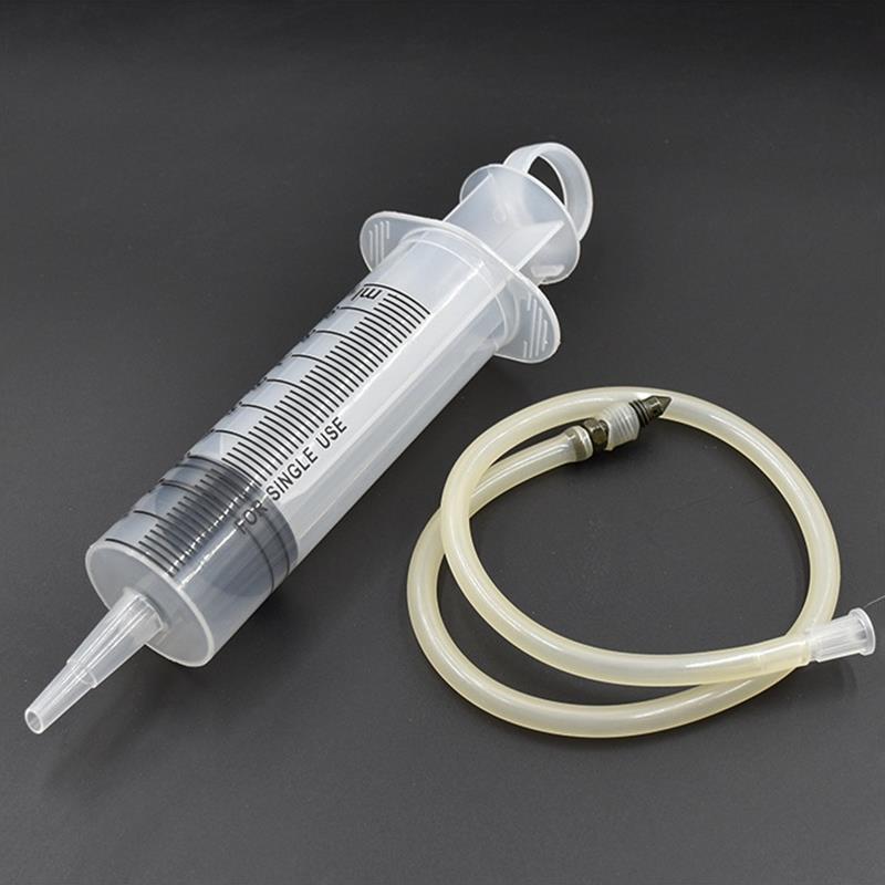 Jedna sada 100ML hadice pro motocyklové kotoučové brzdy Nástroj na odvzdušnění hydraulické kapaliny Brzdové čerpadlo Třmen pro opravu vakuového vstřikovače