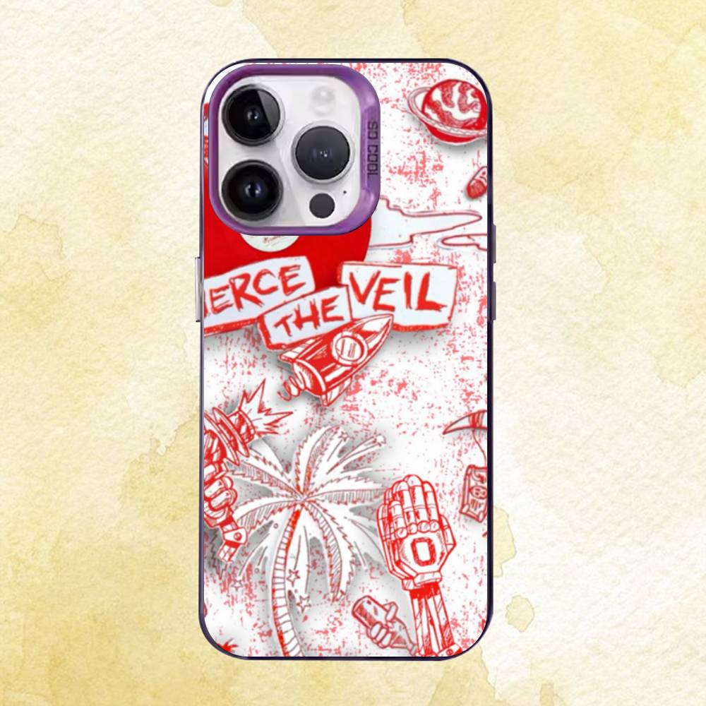 

P-Pierce The Veil Phone Case For iPhone 17 16e 16 15 14 13 12 Pro Max X XR XS MAX Back Cover iPhone15promax