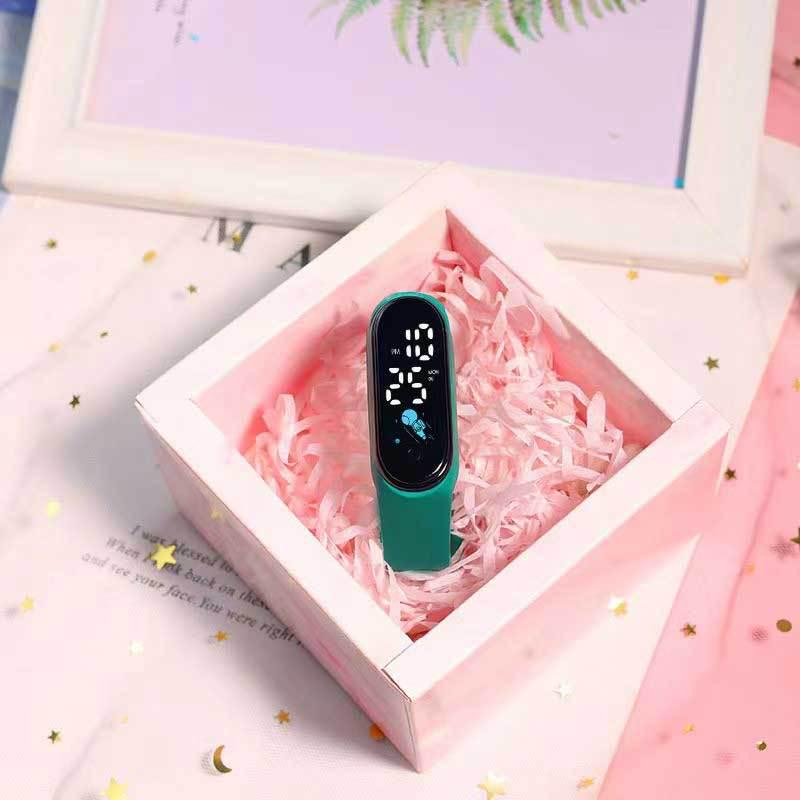 Модные водонепроницаемые светодиодные сенсорные часы Астронавт для студентов