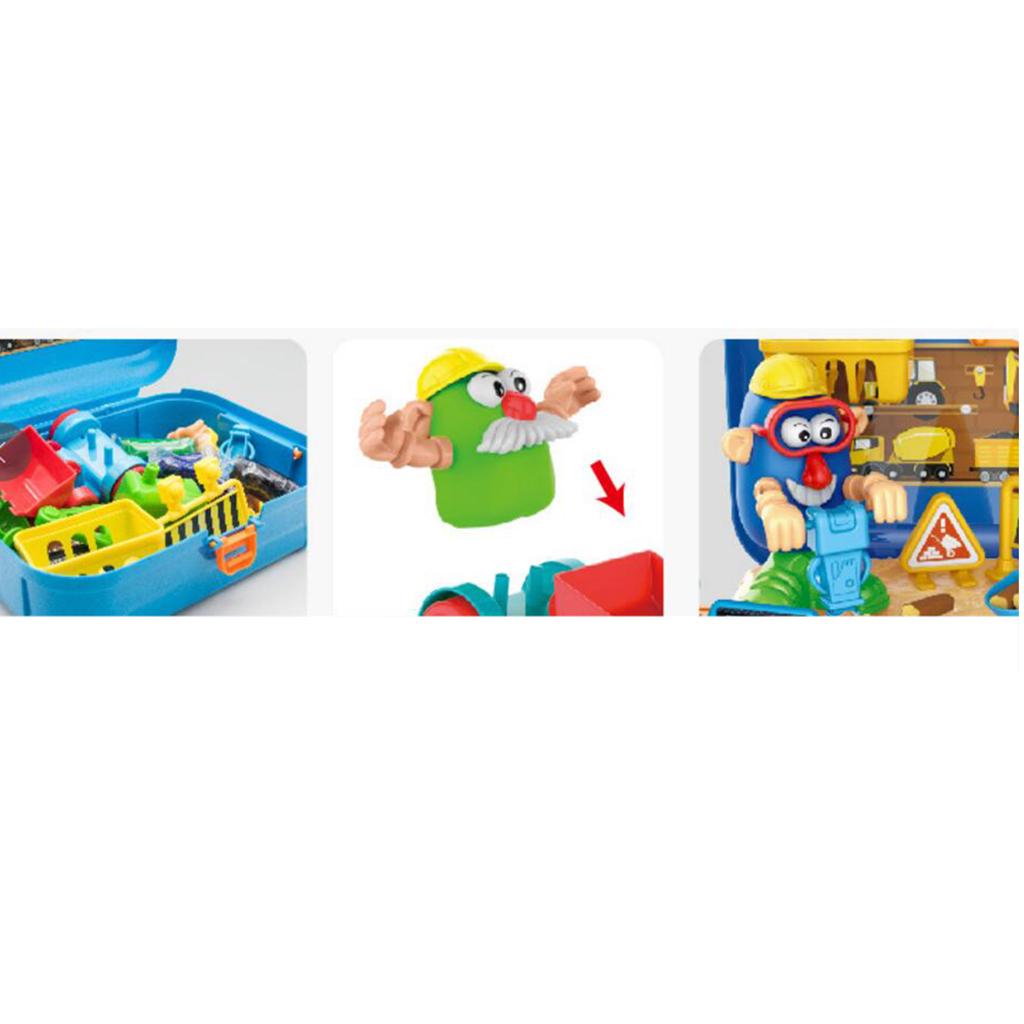 Kids Children Plastic Pretend Role Set with Storage Case