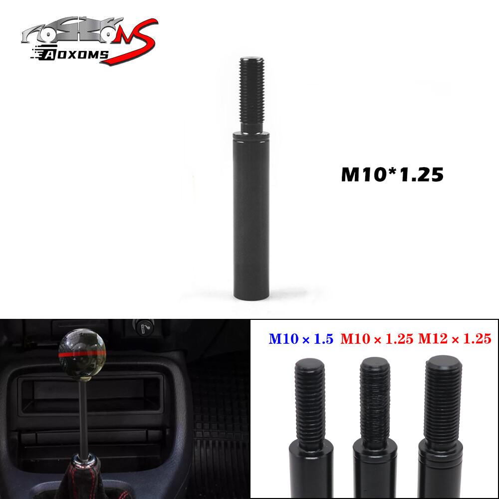 2 Aluminum M10x1.25 Shift Knob Extender Extension Lever Gear Manual Shifter Rod