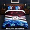Set Biancheria da Letto West Ham United Football Design 1 Copripiumino + 2 Federe Morbido Traspirante Biancheria da Letto per la Casa