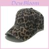 Leopard Print Baseball Cap With Cotton Material For Summer Sun Protection And Casual Wear