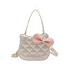 Trendy New Cat Small Bag Girl Niche Diamond Cute Shoulder Messenger Bag Bow Bag