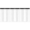 3Pcs 6D Lasting Natural Bionic Eyebrow Tattoo Eye Makeup Water Transfer Sticker