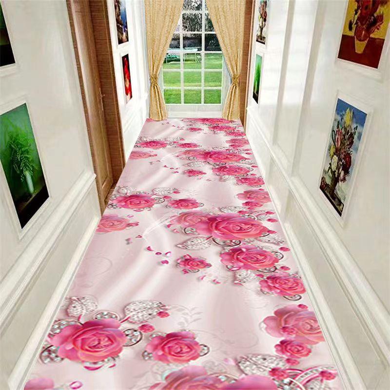 

Modern Runner Long Corridor Carpets Washable Luxury Hallway Decor Home Floor Mats Entryway Rug 60X100CM-A9540