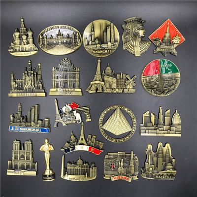 3D Landmark Refrigerator Magnet Tourist Souvenirs Stickers Home & Kitchen Decoration USA Spain Russia Fridge Magnet
