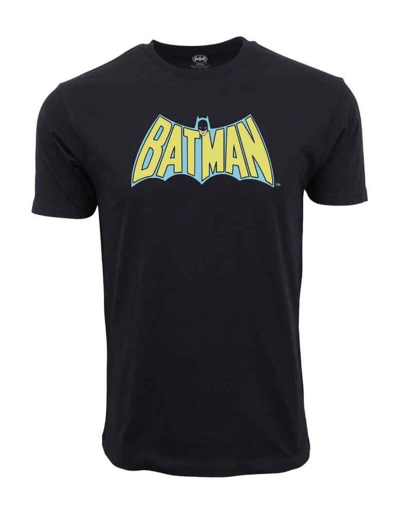 Unisexs Batunisex Classic Text Bat Logo Short Sleeve Tshirt S