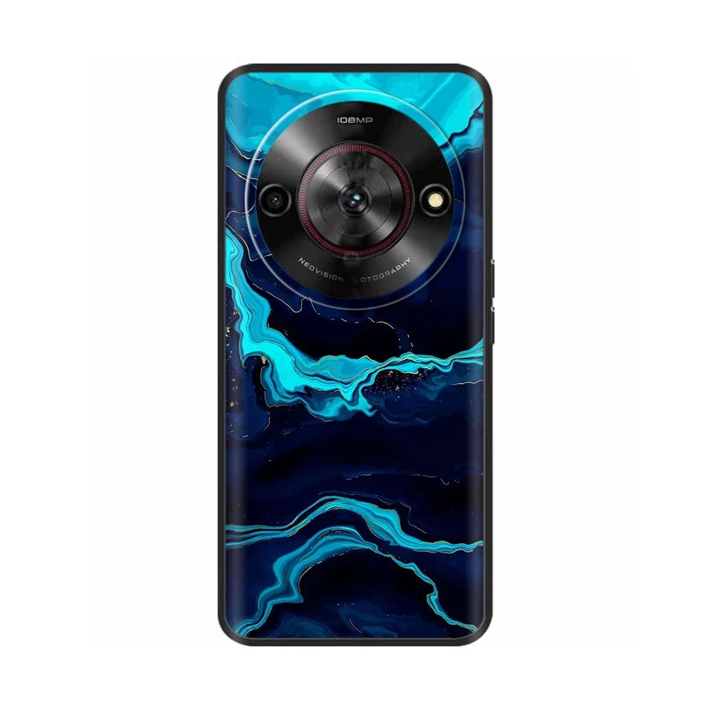 Painted Cover For ZTE Blade A75 5G Case Soft Silicone Fundas Shockproof Shell Back Cover For ZTE Blade A75 5G 4G Cases Bumper