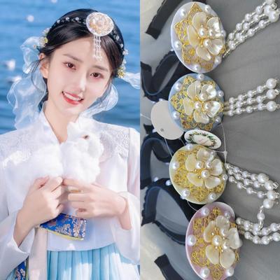 Korean Princess Hanbok Headband: Ethnic Women's Hair Accessories for Stage