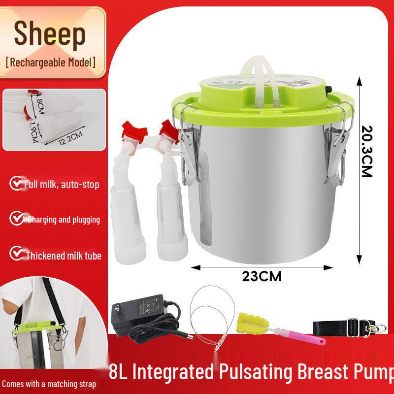 

4-Unit Fully Automatic Sheep & Cow Milking Machine with Integrated Suction Device