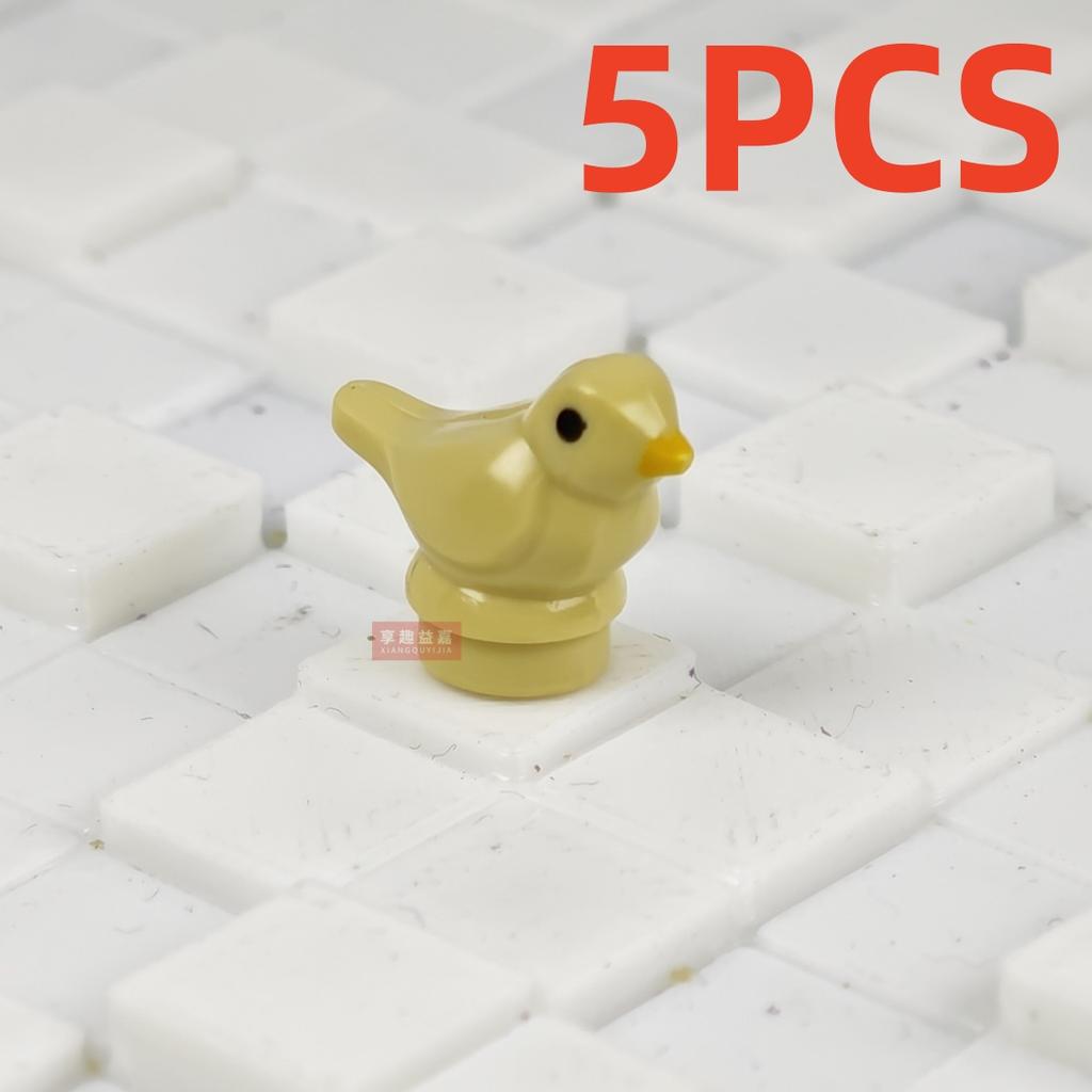 MOC City Animal Building Block Figures Eagle Owl Panda Parrot Seagull Penguin Zoo Fram Horse Pig Accessories Bricks Toy Gift
