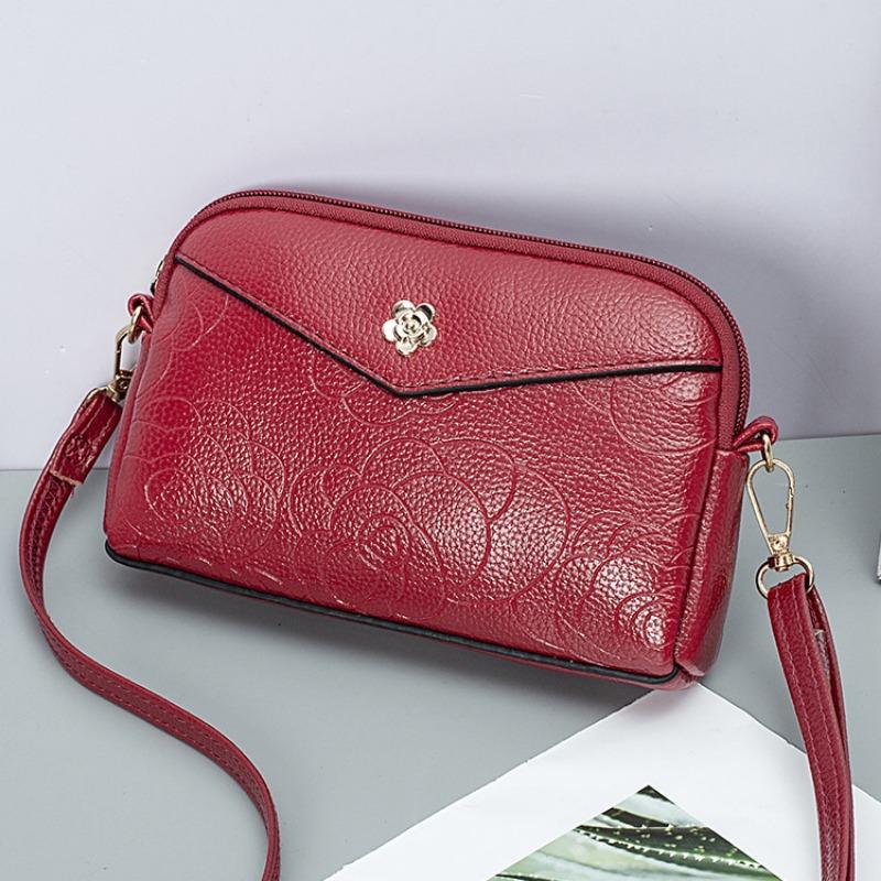 Mała torba damska letnia nowa mini damska torba na ramię wielowarstwowa modna duża pojemność torba listonoszka pu damska torba