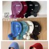 Circle Yarn Soft Waxy Wool Pullover Hat Warm In Winter Cute Hairball Hat Balaclava Hat