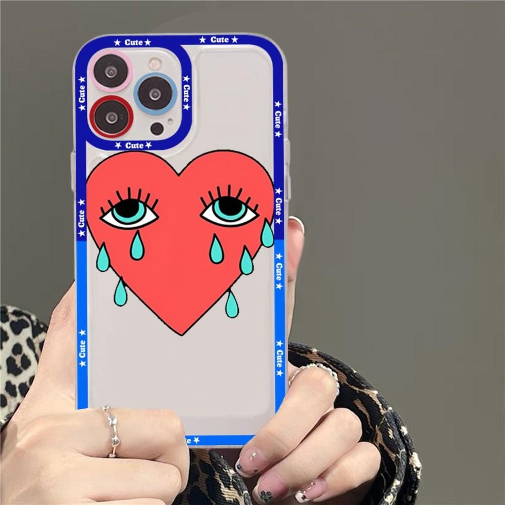 Lustige türkische Glücksbringer Blau Böser Blick Telefonkasten für Samsung S 20 21 22 23 Lite Plus Ultra Clear Mobile Cover Funda