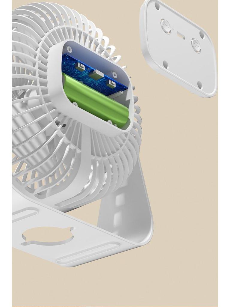 2026 Portable USB Charging Clip-on Desktop Fan with Light for Dorm Use