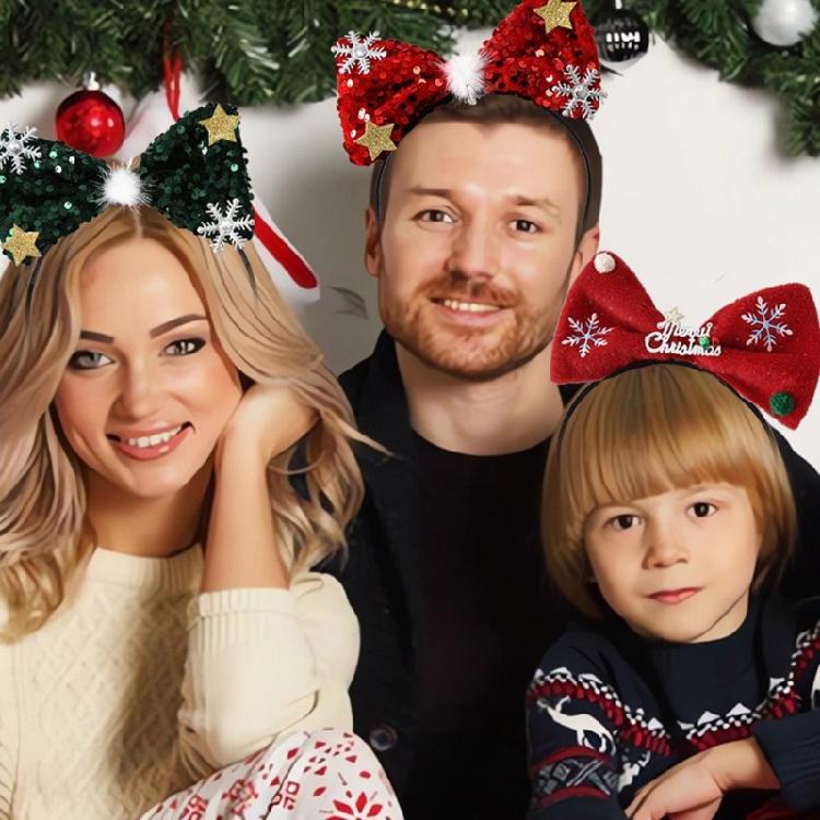 Christmas Party Seasonal Headbands Children Adults Holiday Hair Accessory for Holiday Parties and Celebrations