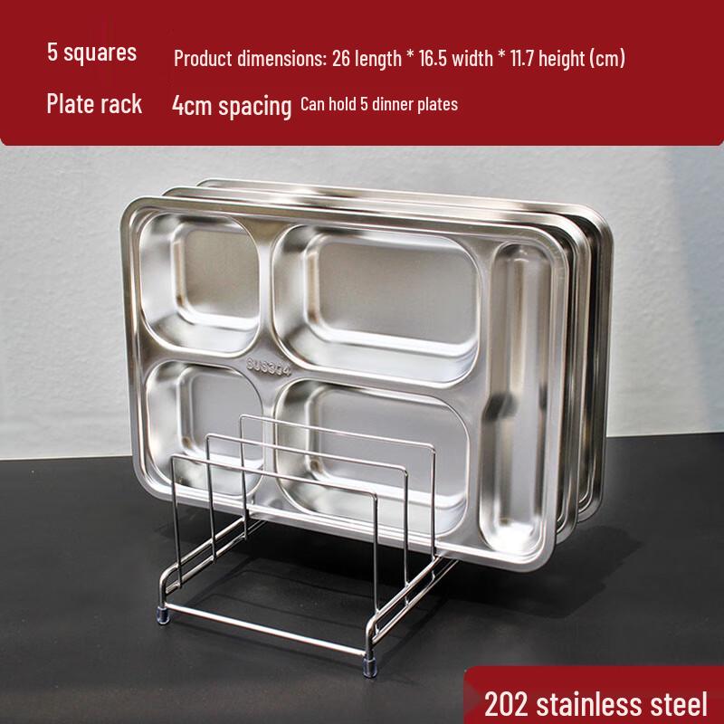 

Stainless Steel Countertop Plate Drying Rack