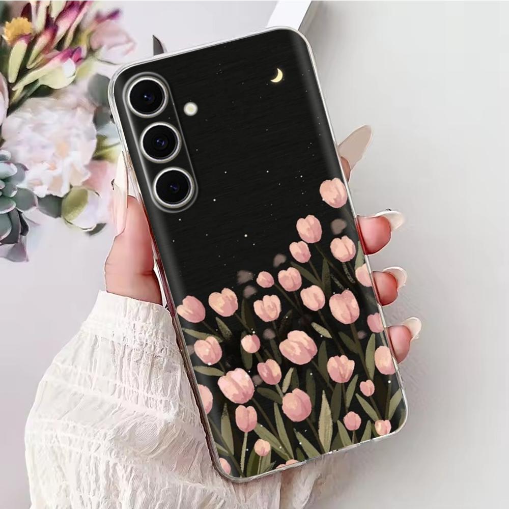 Hülle Für Samsung Galaxy S24 FE Hülle Lustige Tiere Weiches Glattes Flüssiges Silikon Hochwertige Abdeckung Für Galaxy S24 FE SM-S721B 6,7"