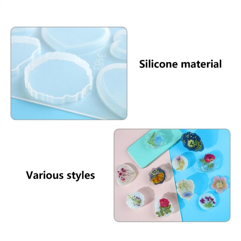Glue Dropping Mold for Airbag Phone Bracket Diy Seamless Adhesive Resin Phone Bracket Base Silicone Mold with Support