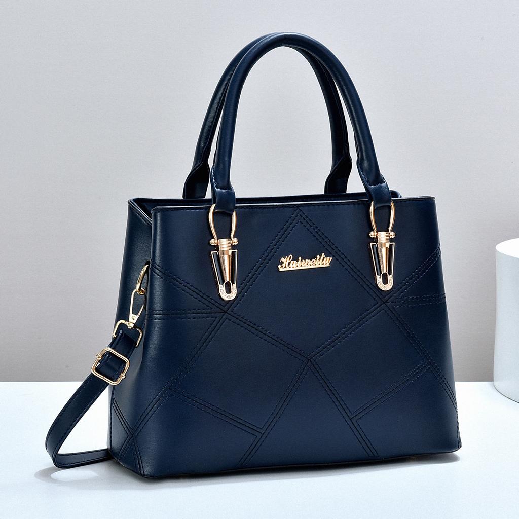 Women’s Splicing Plaid Top Handle Handbag, Fashion Convertible Shoulder Crossbody All-Match Purse