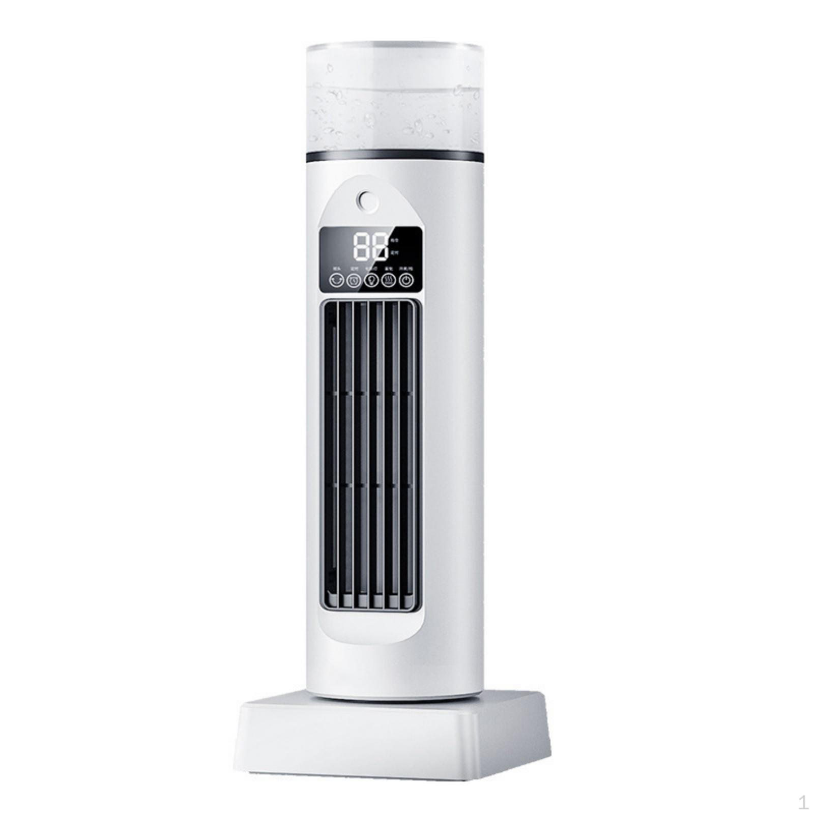Desktop Bladeless Fan Translucent Tank Desk USB Powered